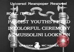 Standbild Benito Mussolini Rom Italien, 1933, aus Sekunde 5 historischem Filmmaterial Videoclip 65675044360