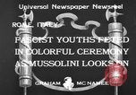 Standbild Benito Mussolini Rom Italien, 1933, aus Sekunde 6 historischem Filmmaterial Videoclip 65675044360