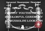 Standbild Benito Mussolini Rom Italien, 1933, aus Sekunde 7 historischem Filmmaterial Videoclip 65675044360