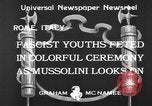Standbild Benito Mussolini Rom Italien, 1933, aus Sekunde 8 historischem Filmmaterial Videoclip 65675044360