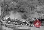 Image of blast in oil refinery Long Beach California USA, 1933, second 55 stock footage video 65675044362