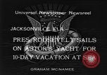 Standbild Franklin D Roosevelt Jacksonville Florida USA, 1934, aus Sekunde 5 historischem Filmmaterial Videoclip 65675044365