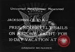 Standbild Franklin D Roosevelt Jacksonville Florida USA, 1934, aus Sekunde 8 historischem Filmmaterial Videoclip 65675044365