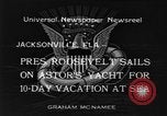 Standbild Franklin D Roosevelt Jacksonville Florida USA, 1934, aus Sekunde 11 historischem Filmmaterial Videoclip 65675044365