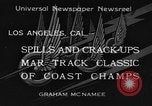 Standbild West Coast Track Classic Los Angeles California USA, 1934, aus Sekunde 1 historischem Filmmaterial Videoclip 65675044373