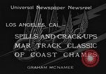 Standbild West Coast Track Classic Los Angeles California USA, 1934, aus Sekunde 6 historischem Filmmaterial Videoclip 65675044373