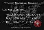 Standbild West Coast Track Classic Los Angeles California USA, 1934, aus Sekunde 7 historischem Filmmaterial Videoclip 65675044373