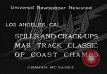 Standbild West Coast Track Classic Los Angeles California USA, 1934, aus Sekunde 10 historischem Filmmaterial Videoclip 65675044373