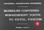 Standbild Benito Mussolini Rom Italien, 1930, aus Sekunde 1 historischem Filmmaterial Videoclip 65675044379