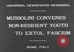 Standbild Benito Mussolini Rom Italien, 1930, aus Sekunde 3 historischem Filmmaterial Videoclip 65675044379
