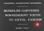 Standbild Benito Mussolini Rom Italien, 1930, aus Sekunde 4 historischem Filmmaterial Videoclip 65675044379