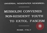 Standbild Benito Mussolini Rom Italien, 1930, aus Sekunde 5 historischem Filmmaterial Videoclip 65675044379