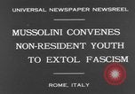 Standbild Benito Mussolini Rom Italien, 1930, aus Sekunde 7 historischem Filmmaterial Videoclip 65675044379