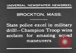 Standbild Vereinigten Staaten Truppen Brockton Massachusetts USA, 1930, aus Sekunde 5 historischem Filmmaterial Videoclip 65675044382