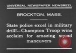 Standbild Vereinigten Staaten Truppen Brockton Massachusetts USA, 1930, aus Sekunde 8 historischem Filmmaterial Videoclip 65675044382