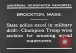 Standbild Vereinigten Staaten Truppen Brockton Massachusetts USA, 1930, aus Sekunde 9 historischem Filmmaterial Videoclip 65675044382