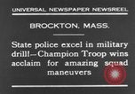 Standbild Vereinigten Staaten Truppen Brockton Massachusetts USA, 1930, aus Sekunde 10 historischem Filmmaterial Videoclip 65675044382