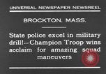 Standbild Vereinigten Staaten Truppen Brockton Massachusetts USA, 1930, aus Sekunde 11 historischem Filmmaterial Videoclip 65675044382
