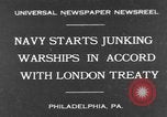 Standbild Cruiser USS St Louis C-20 Philadelphia Pennsylvania USA, 1930, aus Sekunde 1 historischem Filmmaterial Videoclip 65675044385