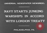 Standbild Cruiser USS St Louis C-20 Philadelphia Pennsylvania USA, 1930, aus Sekunde 4 historischem Filmmaterial Videoclip 65675044385