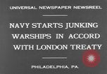 Standbild Cruiser USS St Louis C-20 Philadelphia Pennsylvania USA, 1930, aus Sekunde 5 historischem Filmmaterial Videoclip 65675044385