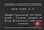 Standbild König Brawman New York City USA, 1931, aus Sekunde 5 historischem Filmmaterial Videoclip 65675044393