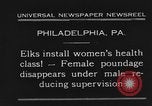Standbild fat Frauen Philadelphia Pennsylvania USA, 1931, aus Sekunde 12 historischem Filmmaterial Videoclip 65675044394