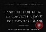 Image 673 condamnés De-Re Saint Martin France, 1931, de la seconde 1 séquences d'archives historiques vidéo 65675044395