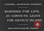 Image 673 condamnés De-Re Saint Martin France, 1931, de la seconde 7 séquences d'archives historiques vidéo 65675044395