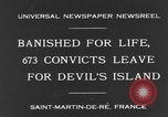 Image 673 condamnés De-Re Saint Martin France, 1931, de la seconde 8 séquences d'archives historiques vidéo 65675044395