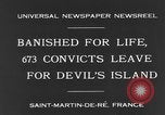 Image 673 condamnés De-Re Saint Martin France, 1931, de la seconde 9 séquences d'archives historiques vidéo 65675044395
