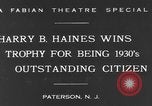 Image Harry B Haines Paterson New Jersey USA, 1931, de la seconde 10 séquences d'archives historiques vidéo 65675044397