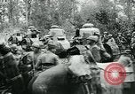 Image of American troops and French tanks in World War I France, 1918, second 7 stock footage video 65675044427