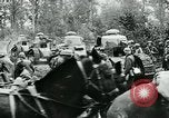 Image of American troops and French tanks in World War I France, 1918, second 8 stock footage video 65675044427