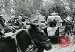 Image of American troops and French tanks in World War I France, 1918, second 14 stock footage video 65675044427
