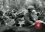 Image of American troops and French tanks in World War I France, 1918, second 15 stock footage video 65675044427
