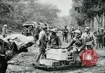 Image of American troops and French tanks in World War I France, 1918, second 35 stock footage video 65675044427