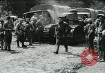 Image of American troops and French tanks in World War I France, 1918, second 51 stock footage video 65675044427