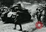 Image of American troops and French tanks in World War I France, 1918, second 59 stock footage video 65675044427