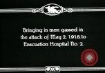 Image of US Army poison gas victims World War I France, 1918, second 9 stock footage video 65675044433