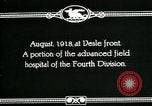 Image of US Army poison gas victims World War I France, 1918, second 21 stock footage video 65675044433