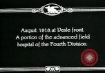 Image of US Army poison gas victims World War I France, 1918, second 22 stock footage video 65675044433