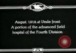 Image of US Army poison gas victims World War I France, 1918, second 28 stock footage video 65675044433