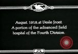 Image of US Army poison gas victims World War I France, 1918, second 31 stock footage video 65675044433