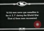Image of World War 1 American Army gas casualties Chateau-Thierry France, 1918, second 19 stock footage video 65675044434