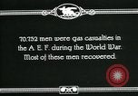 Image of World War 1 American Army gas casualties Chateau-Thierry France, 1918, second 20 stock footage video 65675044434