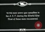 Image of World War 1 American Army gas casualties Chateau-Thierry France, 1918, second 21 stock footage video 65675044434