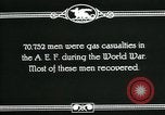 Image of World War 1 American Army gas casualties Chateau-Thierry France, 1918, second 23 stock footage video 65675044434
