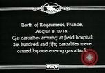 Immagine di Guerra mondiale 1 vittime americane di gas velenosi Royaumeix Francia, 1918, secondo 4 filmato di repertorio 65675044435
