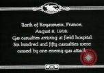 Immagine di Guerra mondiale 1 vittime americane di gas velenosi Royaumeix Francia, 1918, secondo 7 filmato di repertorio 65675044435